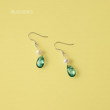 Серьги Изумруд и жемчуг Серьги Изумруд и жемчуг