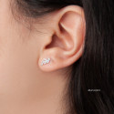 Серьги Миниатюрные листочки