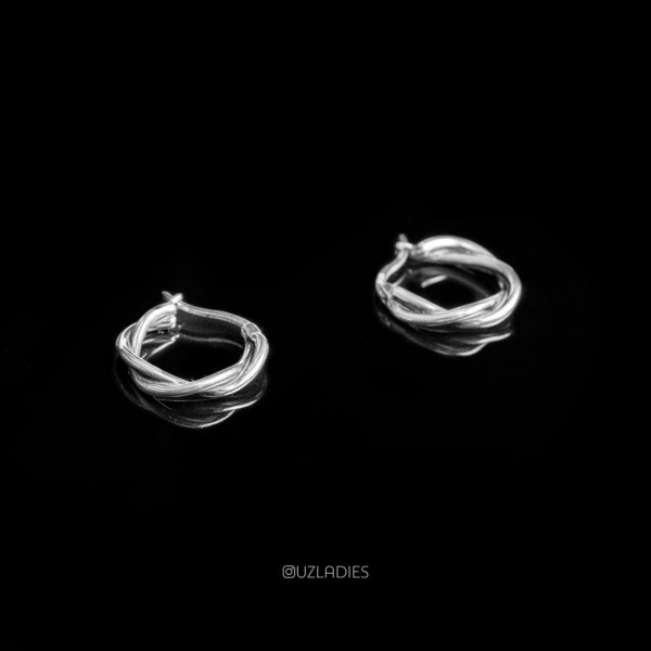 Серьги Играющая спираль