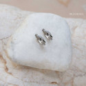 Серьги Кольца с узорами