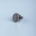 Мужской перстень из серебра 925 пробы