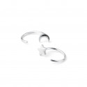 Серьги Полумесяц и звезда